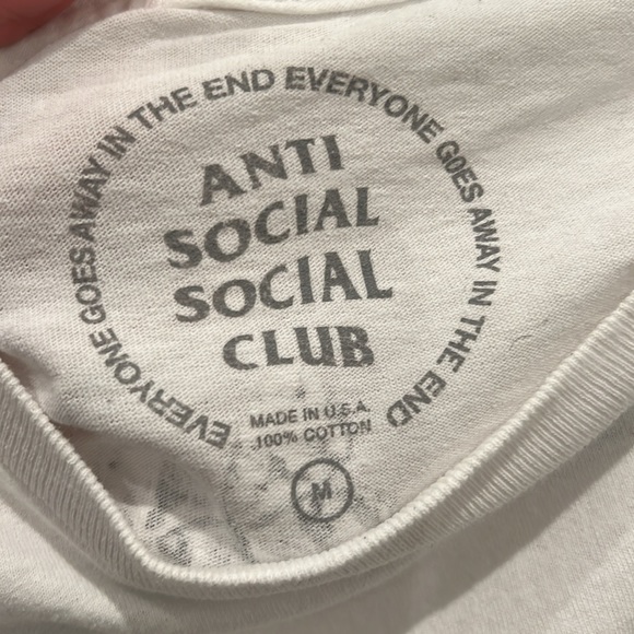 Anti Social Social Club Tee Adult Medium - Great Colours! - Picture 3 of 4